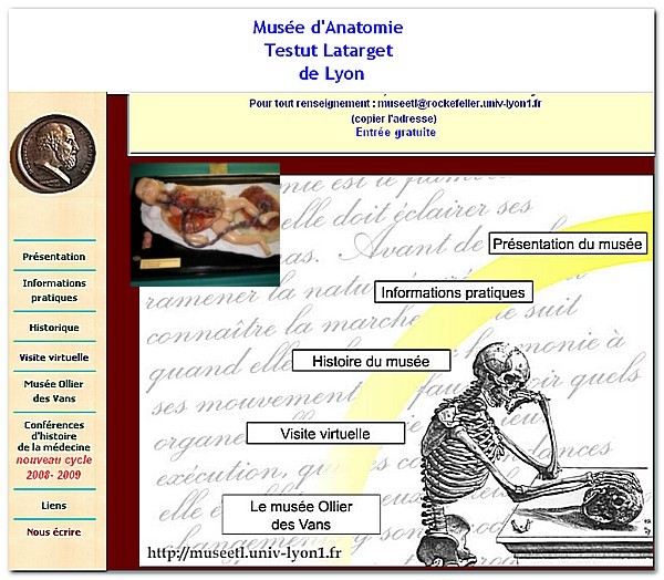 Musee Testut Latarjet d'anatomie et d'histoire naturelle medicale
