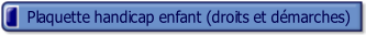 Plaquette handicap enfant (droits et démarches).