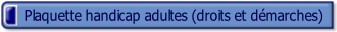 Plaquette handicap adultes (droits et démarches).