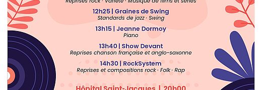 Fête la musique au CHU le 20 juin