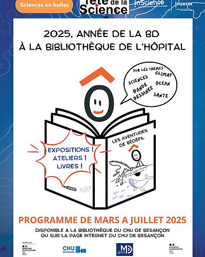 La bibliothèque du CHU met à l'honneur la BD et la fête de la science