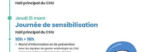 Mars Bleu : le CHU mobilisé contre le cancer colorectal