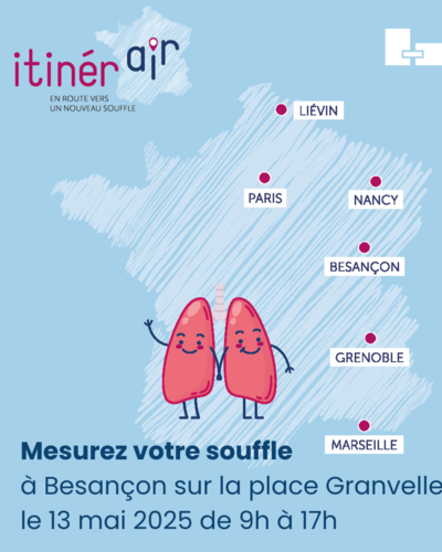 Événement "Itinér'air" : sensibilisation et dépistage des pathologies respiratoires