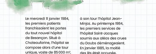 Exposition sur le 40e anniversaire de l'ouverture de l'hôpital Jean-Minjoz
