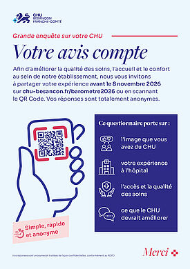 Votre avis compte : aidez-nous à construire le CHU de demain !