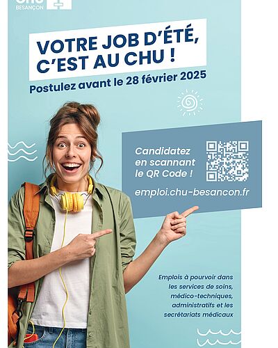 Jobs d'été 2025 au CHU
