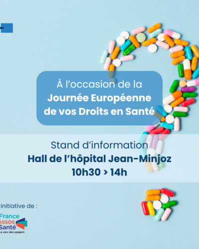 Stand d’information sur les droits des usagers en santé