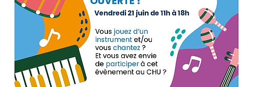 La fête de la musique vous est ouverte au CHU !