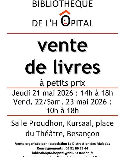 Vente de livres de la bibliothèque du 21 au 23 mai