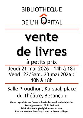 Vente de livres de la bibliothèque du 21 au 23 mai