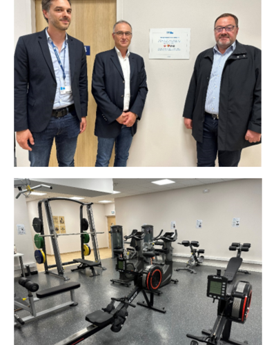 Inauguration de l’espace bien-être et sportif