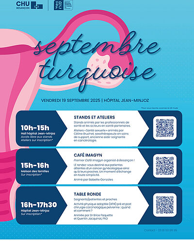 Septembre turquoise : une journée dédiée aux cancers gynécologiques