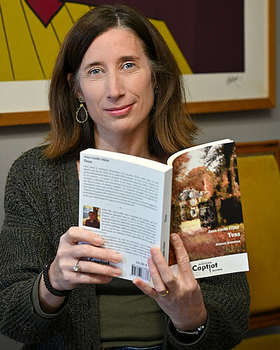 Portrait d’Anne-Gaëlle Fejoz, orthophoniste au CHU de Besançon et autrice
