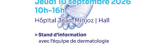 Dermatite atopique : venez vous informer auprès de l’équipe de dermatologie du CHU
