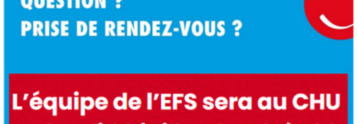 Don de sang : l’EFS au CHU le 28 juillet