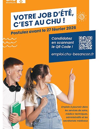 Jobs d'été 2026 au CHU : les candidatures sont ouvertes !