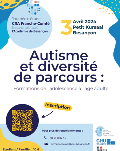 Journée d’études "Autisme et diversités de parcours" le 3 avril