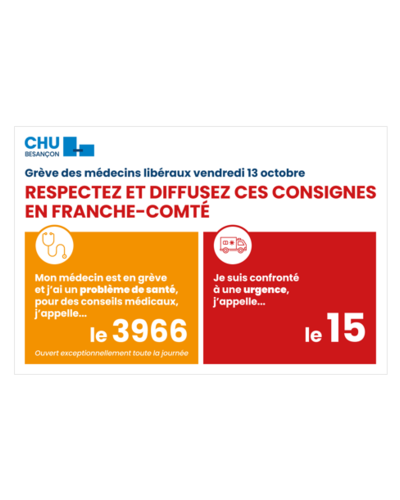 Grève des médecins libéraux le 13 octobre : ouverture du 3699 toute la journée