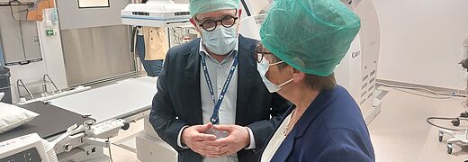 Inauguration de la salle multimodale de radiologie interventionnelle