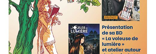 Rencontre avec l'auteur Eruthoth à la bibliothèque, vendredi 19 septembre à 14h30