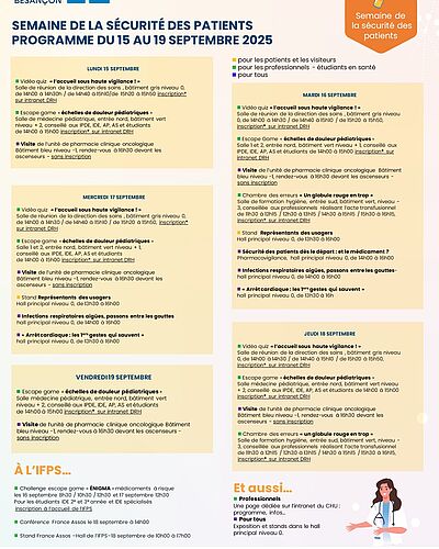 Semaine de la sécurité des patients
